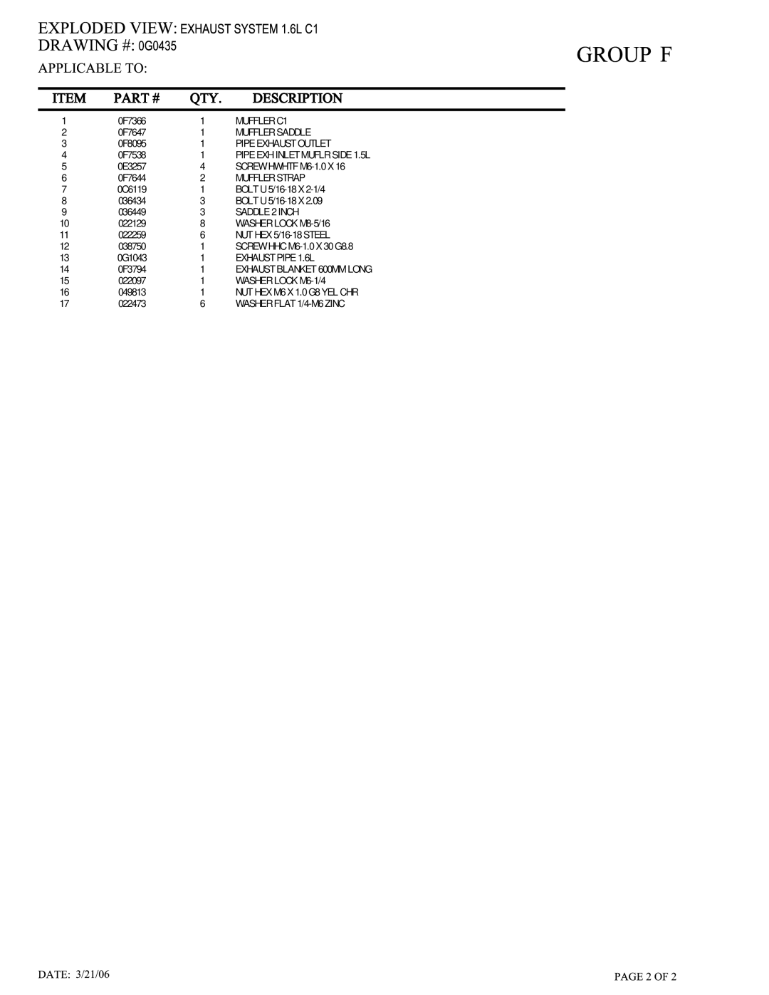 Siemens SG020 owner manual Muffler C1 