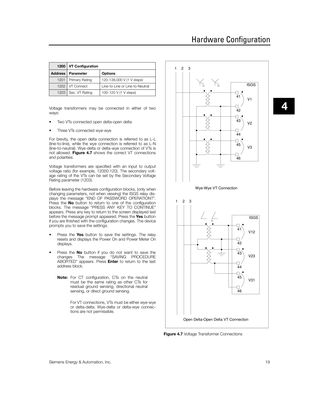 Siemens SG8158-00 manual Isgs 