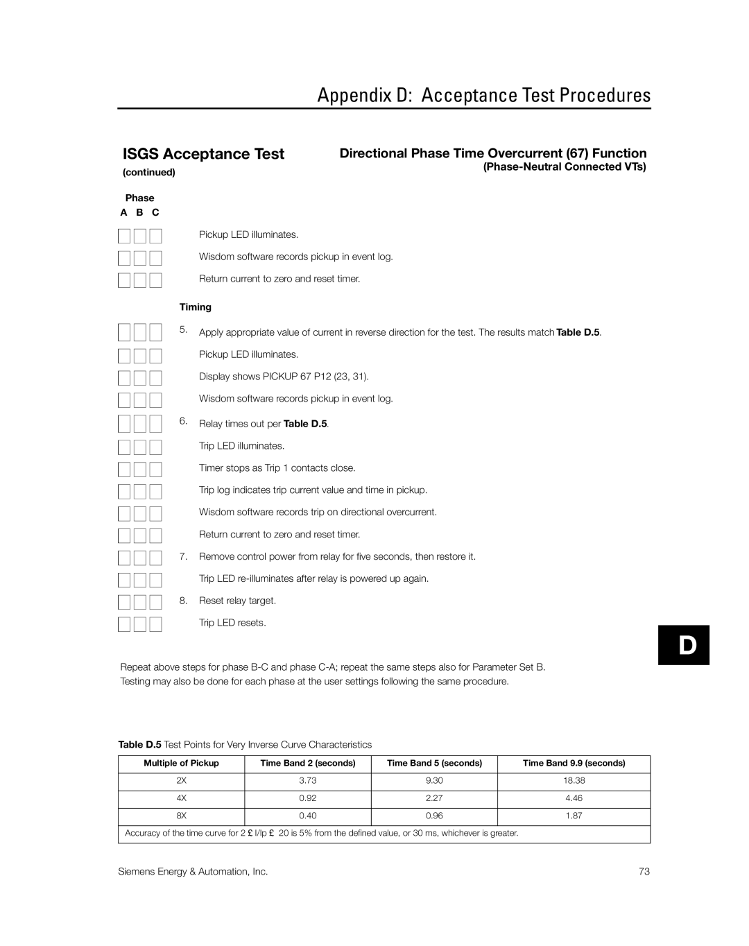 Siemens SG8158-00 manual 18.38 