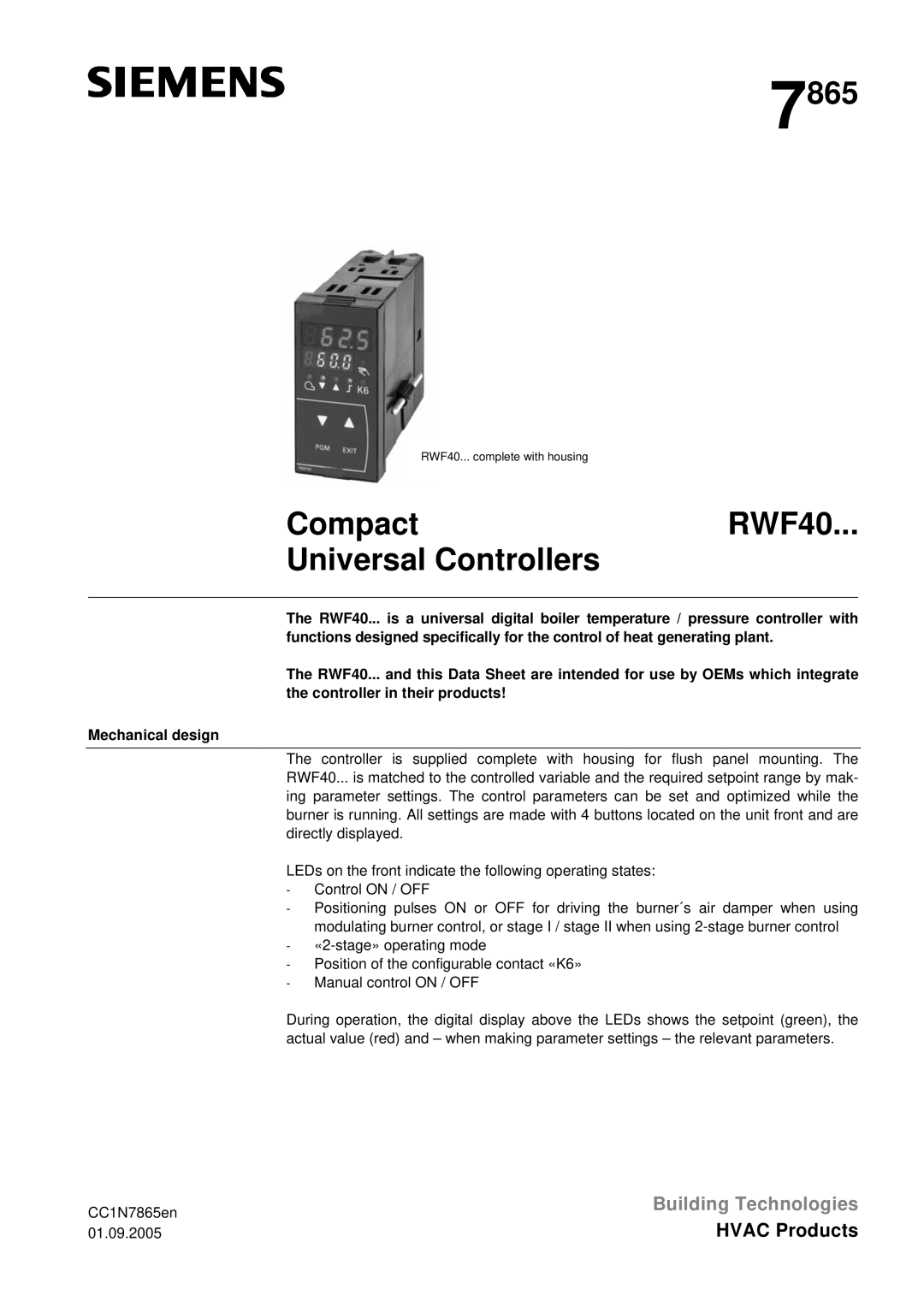 Siemens siemens compact universal controllers manual 7865 