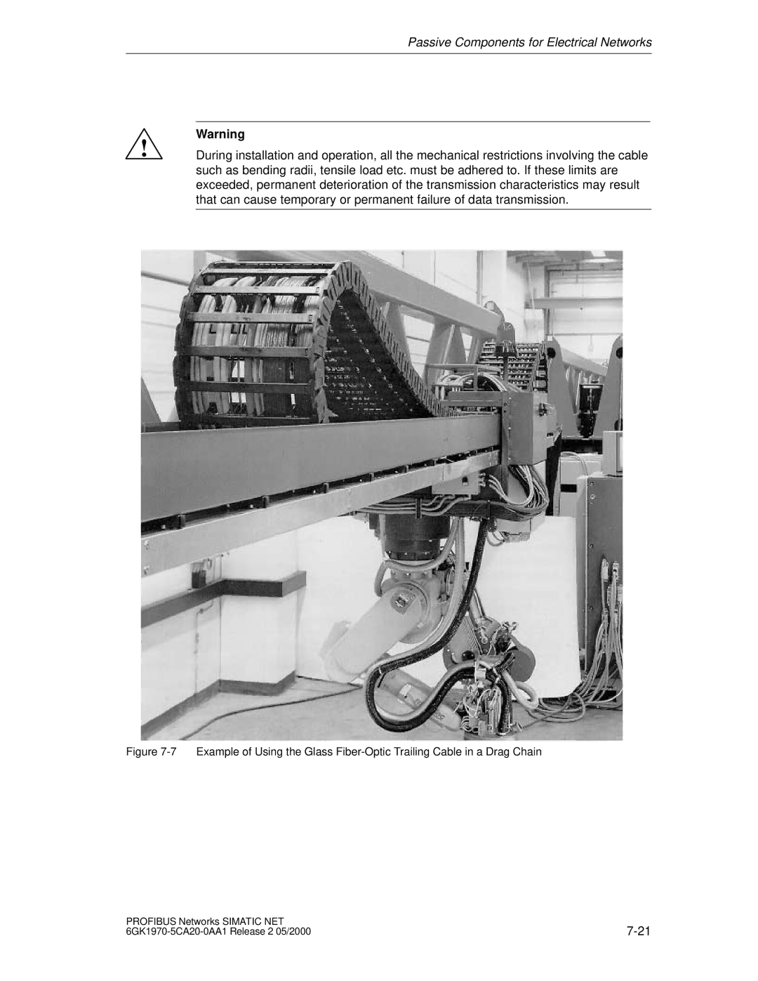 Siemens SIMATIC NET PROFIBUS manual Passive Components for Electrical Networks 