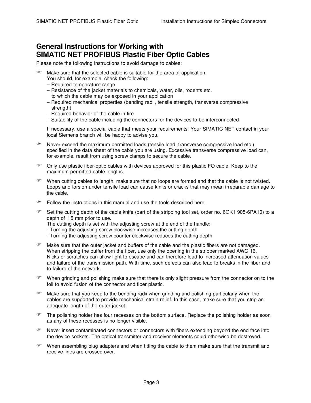 Siemens SIMATIC NET PROFIBUS manual 