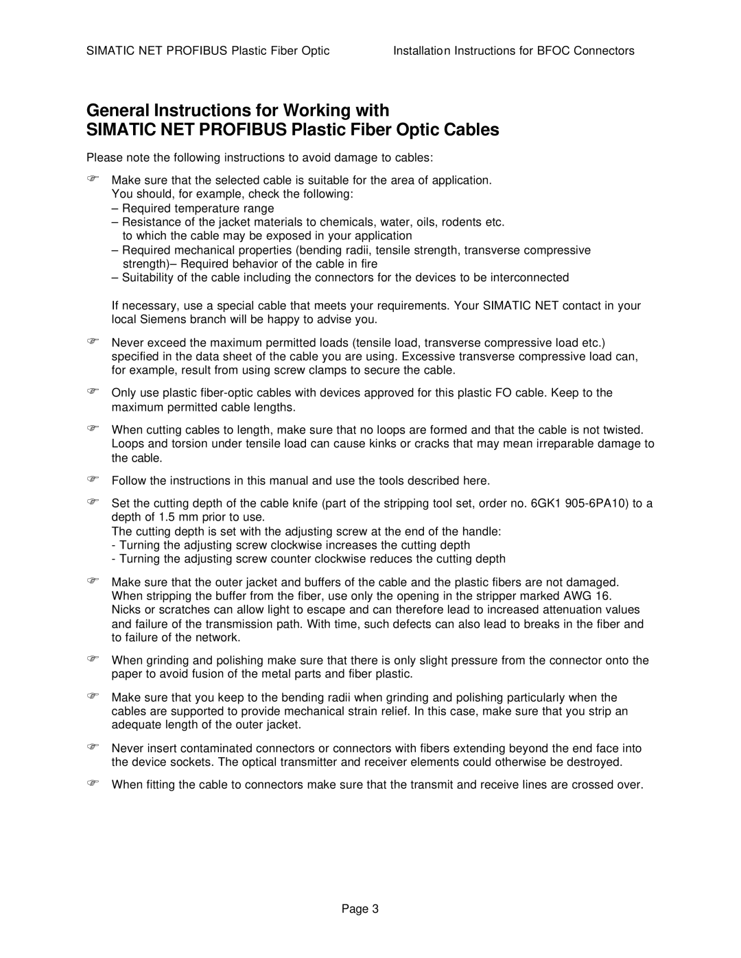 Siemens SIMATIC NET PROFIBUS manual 