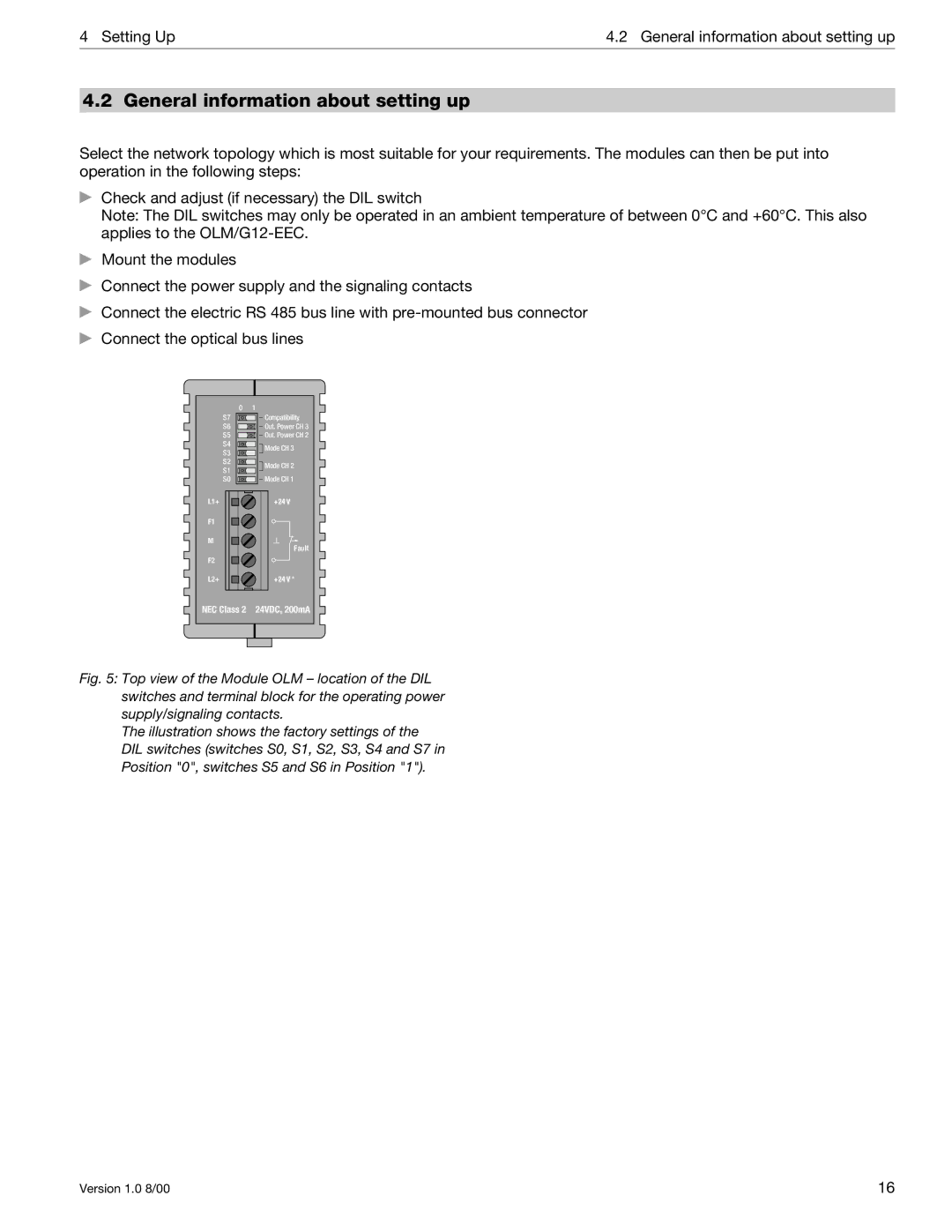 Siemens SIMATIC NET PROFIBUS manual General information about setting up 