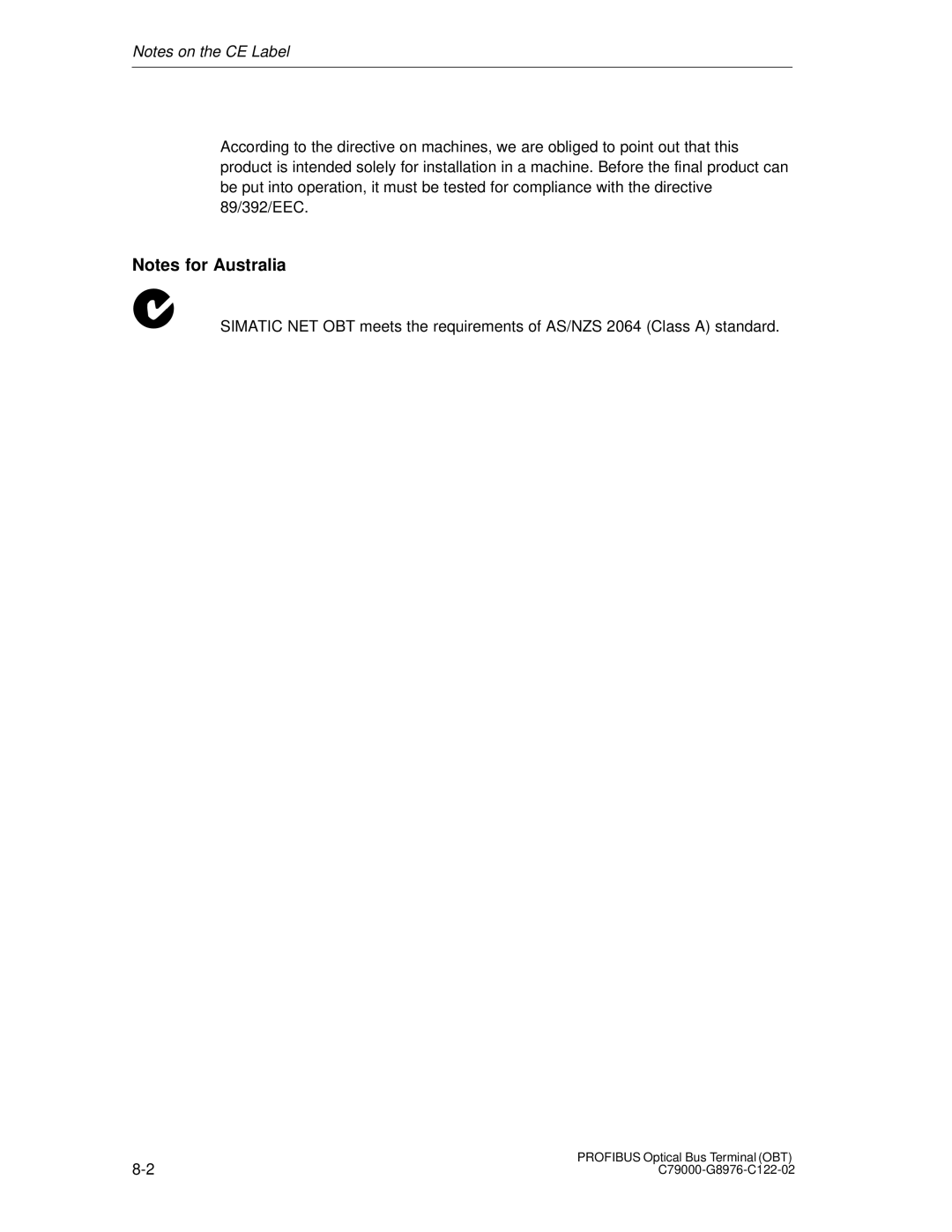 Siemens SIMATIC NET PROFIBUS manual Profibus Optical Bus Terminal OBT 