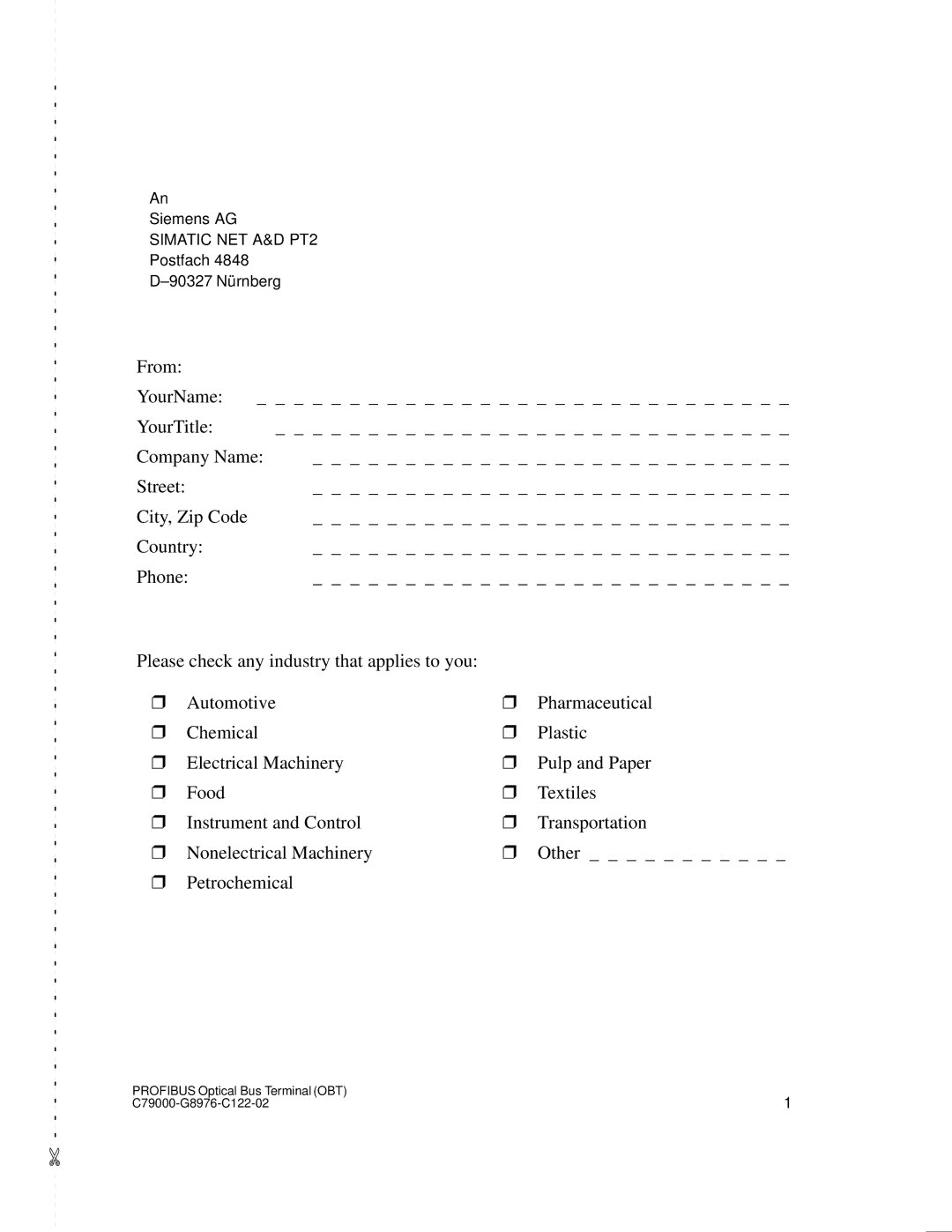 Siemens SIMATIC NET PROFIBUS manual Simatic NET A&D PT2 