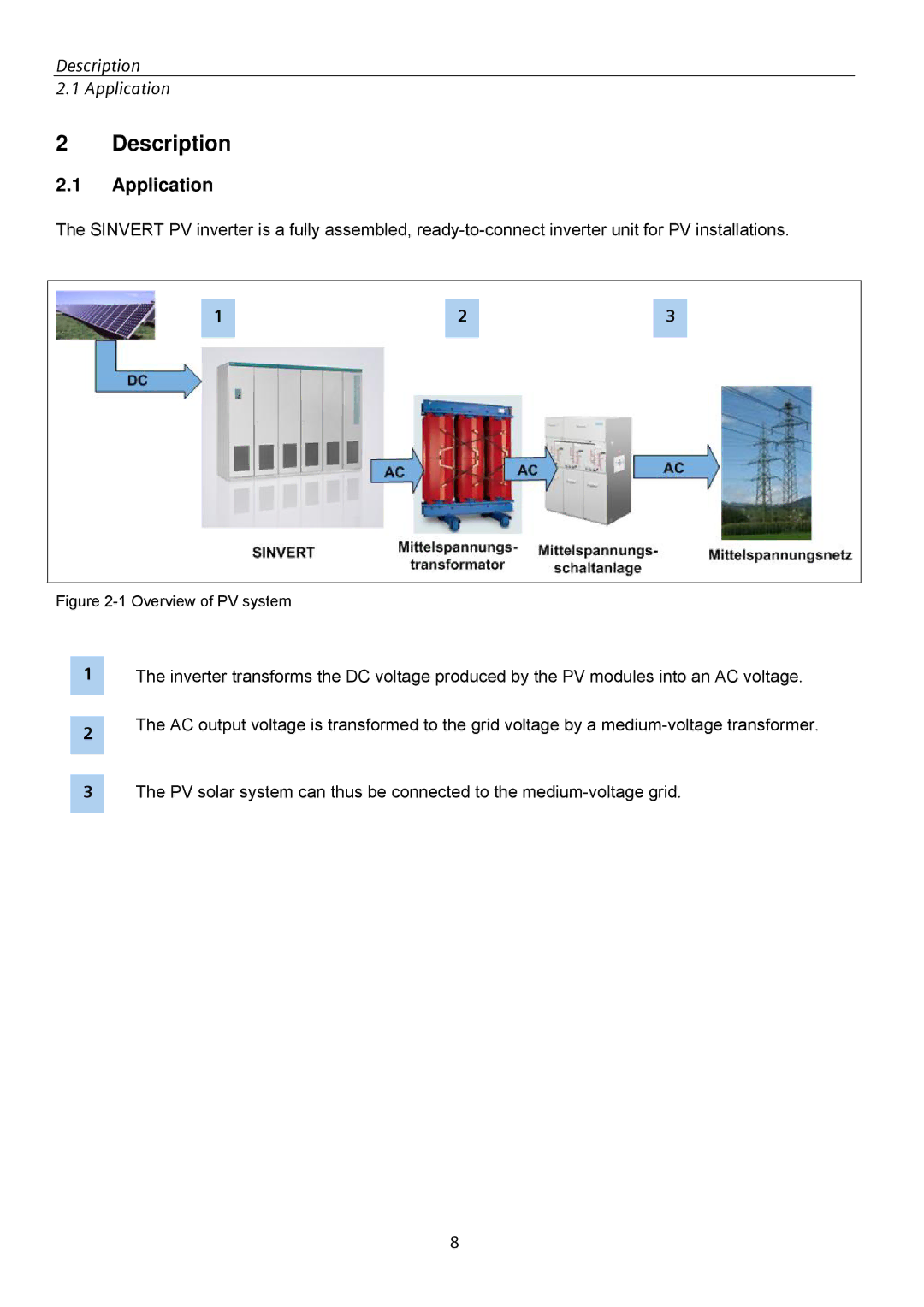 Siemens SINVERT 350 manual Description, Application 