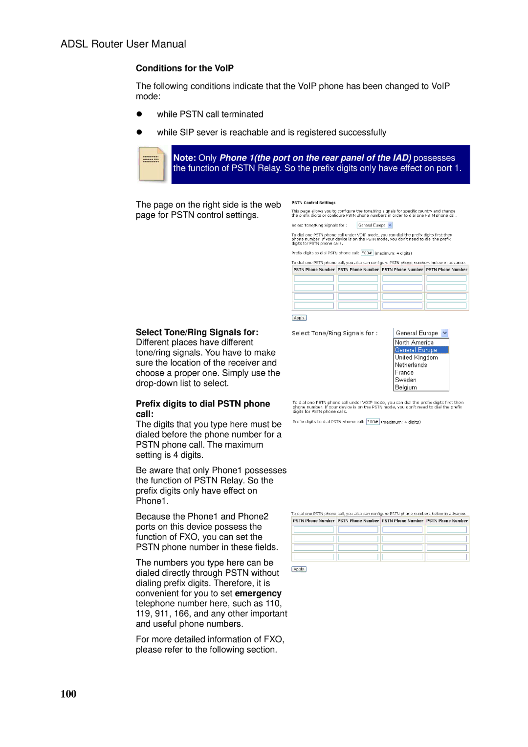 Siemens SLI-5310-I IAD manual 100, Conditions for the VoIP 