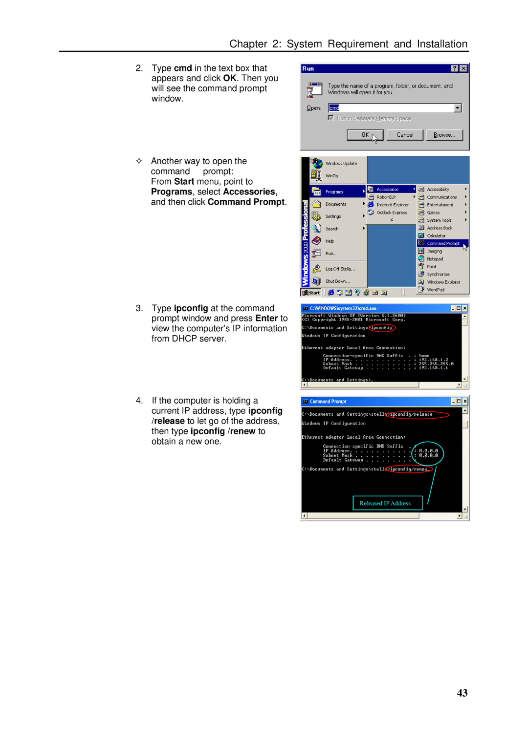 Siemens SLI-5310-I IAD manual Released IP Address 