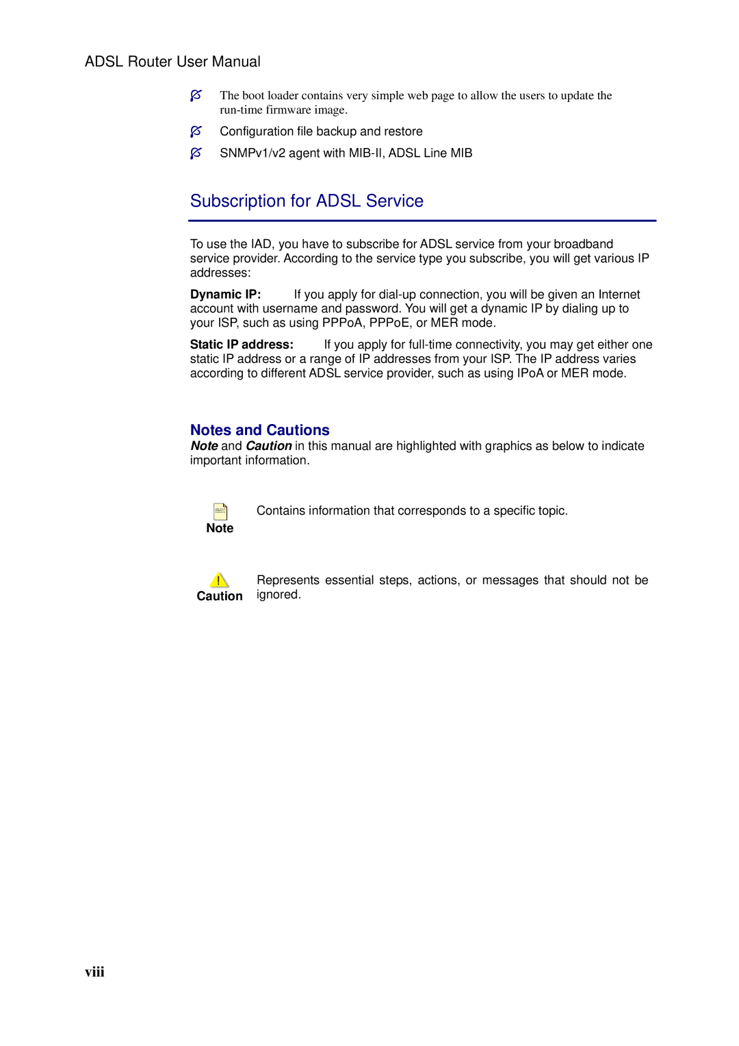 Siemens SLI-5310-I IAD manual Subscription for Adsl Service 