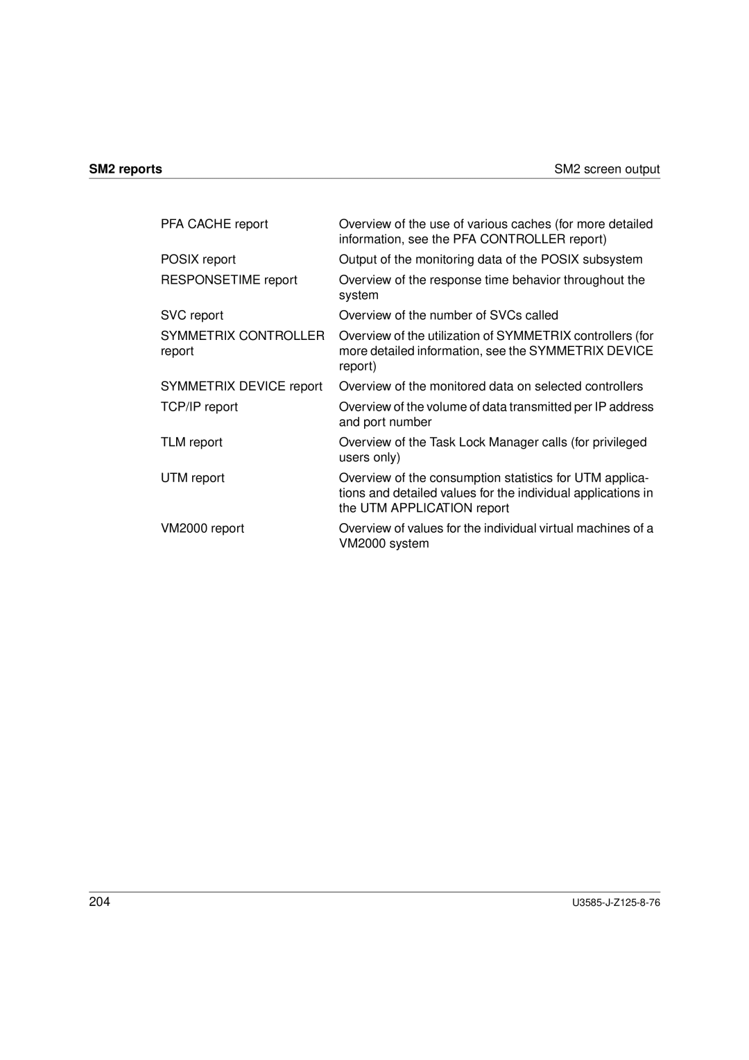 Siemens SM2 monitoring system, U3585-J-Z125-8-76 1 manual Overview of the utilization of Symmetrix controllers for 