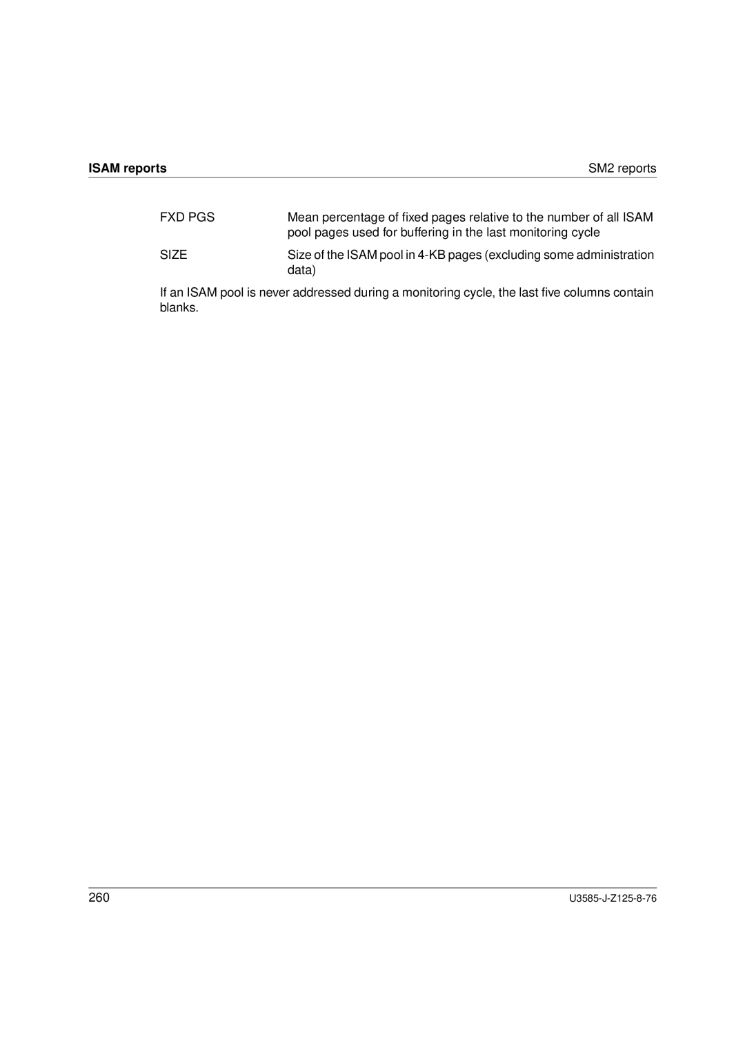 Siemens SM2 monitoring system, U3585-J-Z125-8-76 1 manual Fxd Pgs, Size 