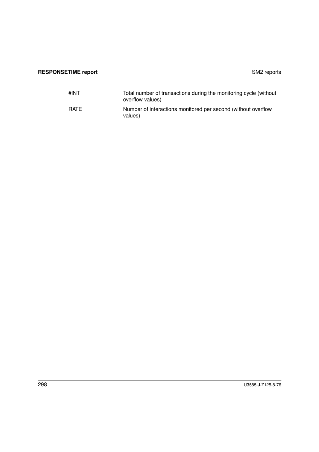 Siemens SM2 monitoring system, U3585-J-Z125-8-76 1 manual #Int, Rate 