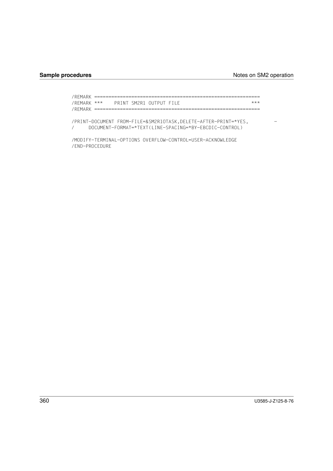 Siemens SM2 monitoring system, U3585-J-Z125-8-76 1 manual 360 