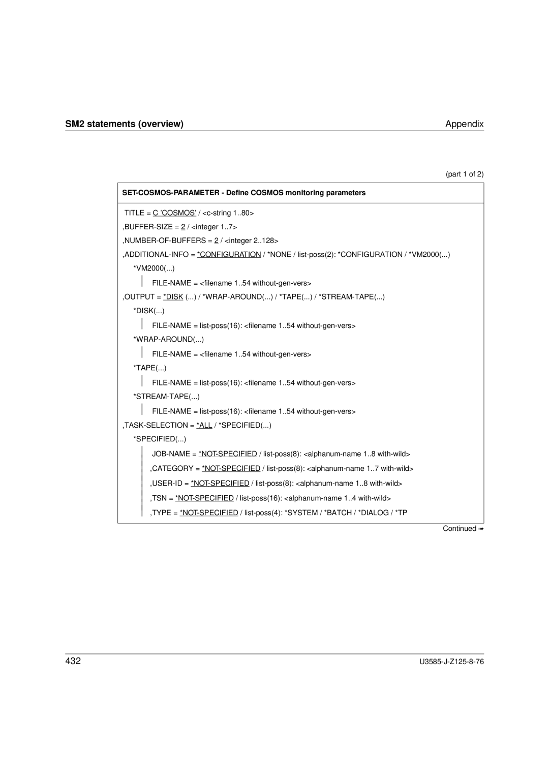 Siemens SM2 monitoring system, U3585-J-Z125-8-76 1 manual 432 