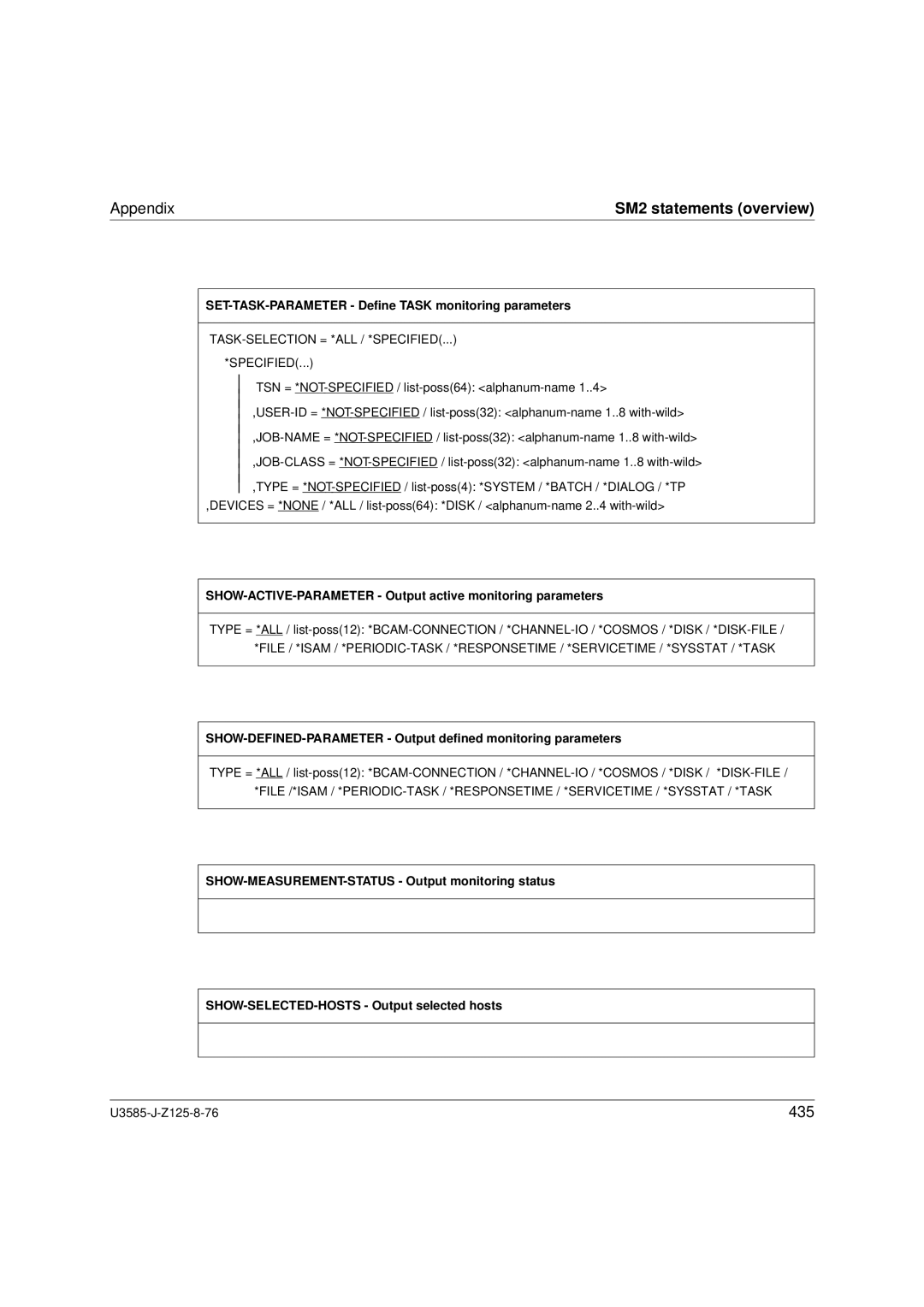 Siemens U3585-J-Z125-8-76 1, SM2 monitoring system manual 435 