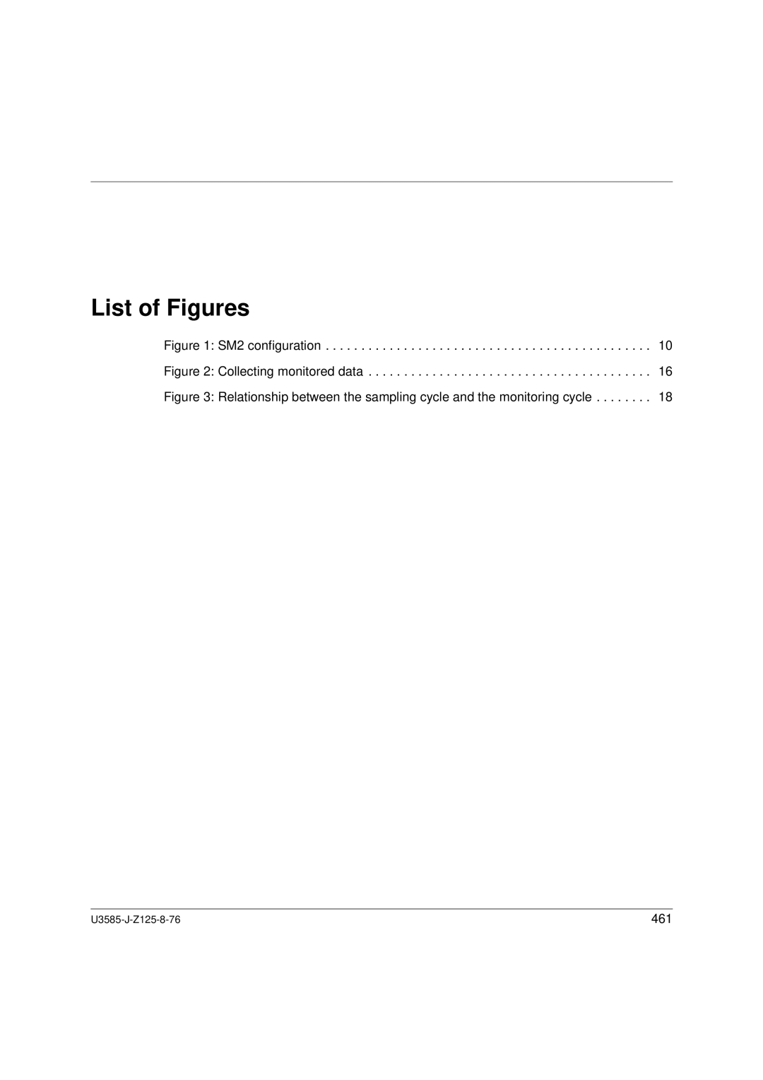 Siemens U3585-J-Z125-8-76 1, SM2 monitoring system manual List of Figures 