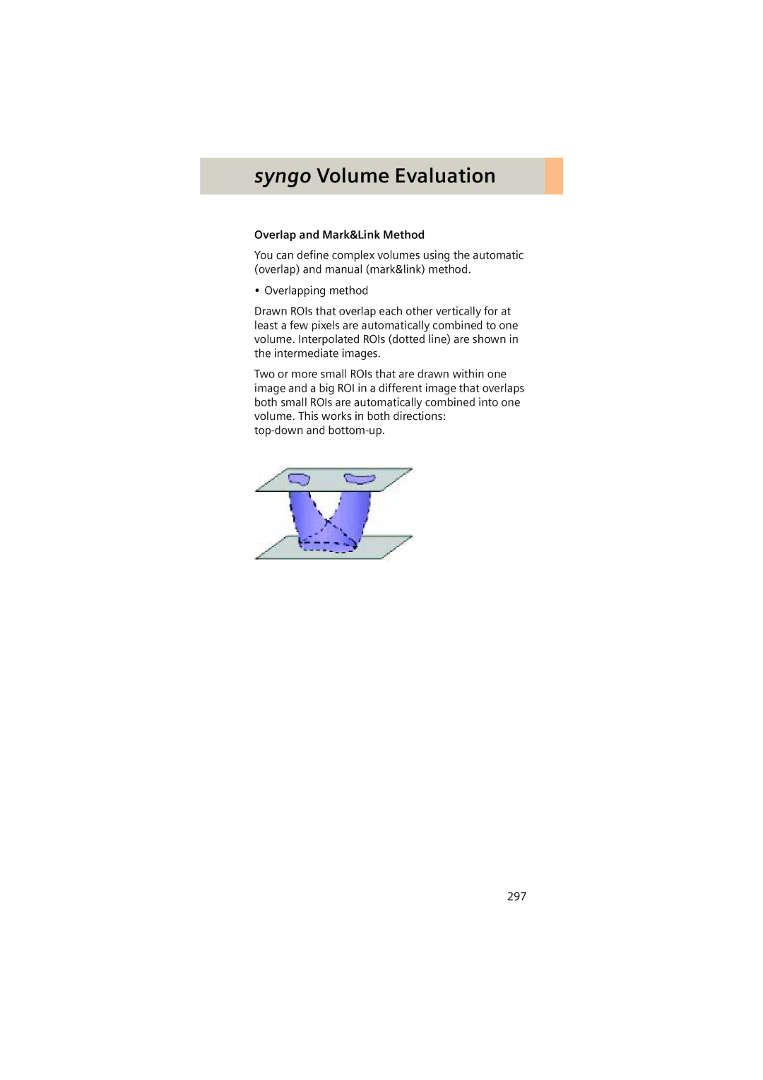 Siemens Software version syngo CT 2005C manual Overlap and Mark&Link Method 