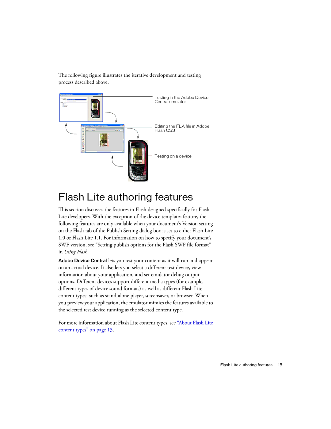 Siemens sony manual Flash Lite authoring features 