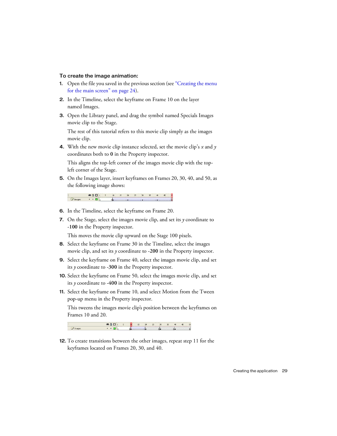 Siemens sony manual To create the image animation 