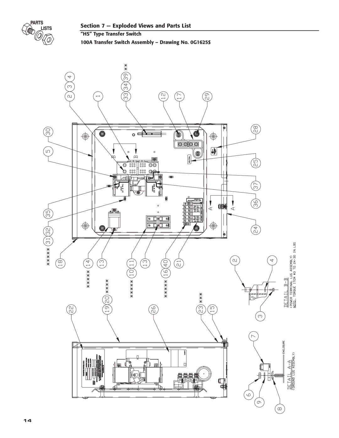 Siemens SR200R, SR100R owner manual Exploded Views and Parts List 