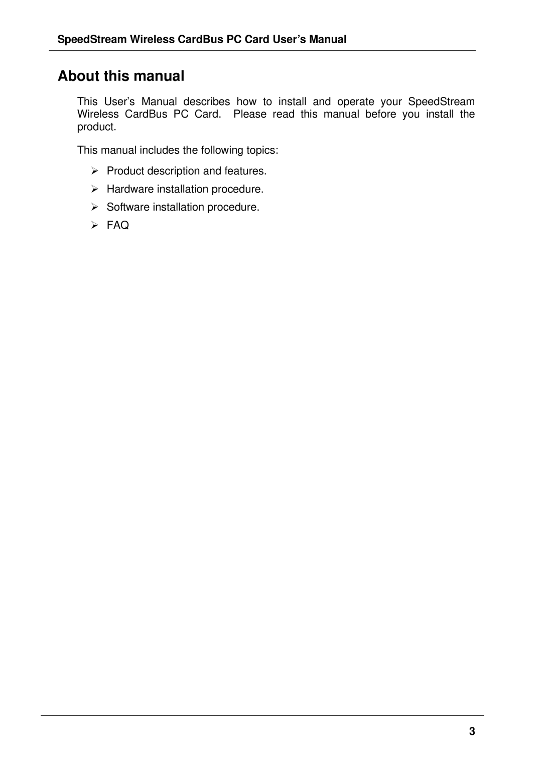 Siemens SS1021 user manual About this manual 