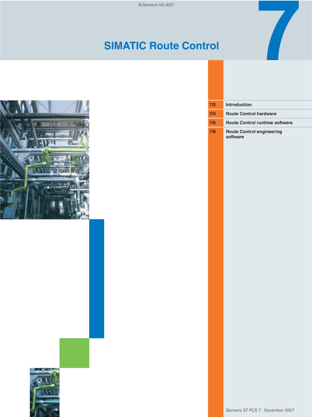 Siemens ST PCS 7 manual Simatic Route Control 