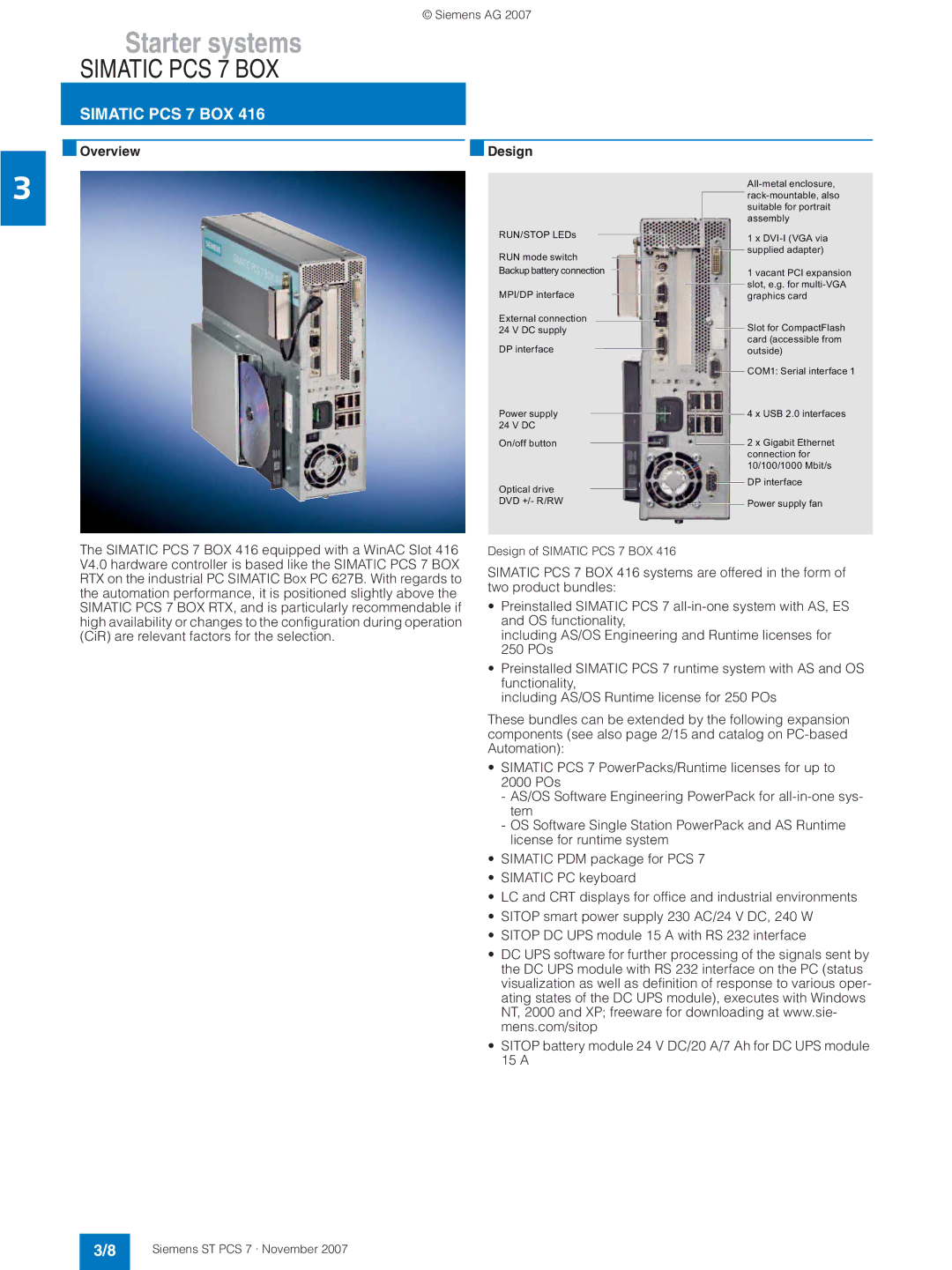 Siemens ST PCS 7 manual Simatic PCS 7 BOX 