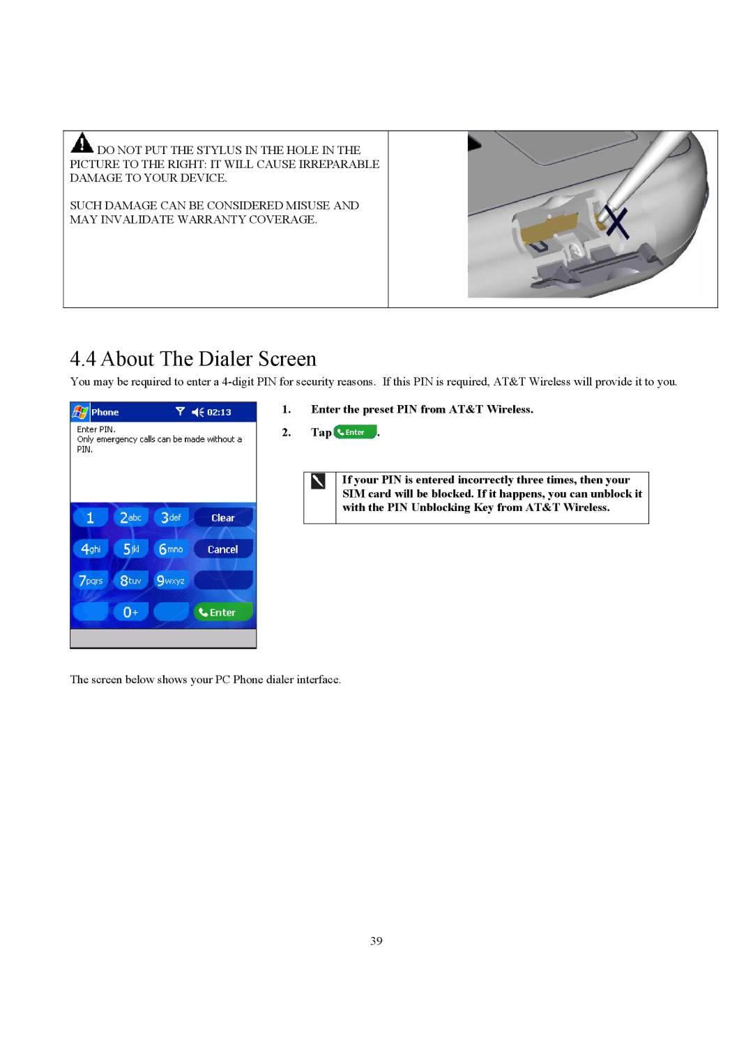 Siemens SX56 manual About The Dialer Screen 