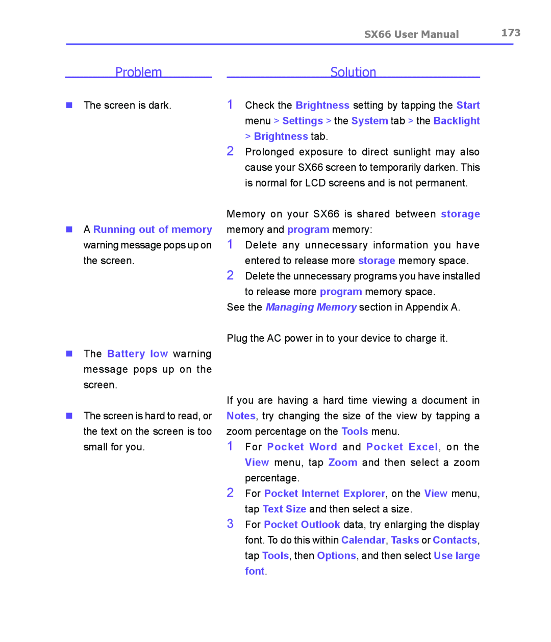 Siemens SX66 manual 173 