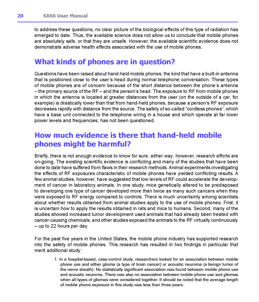 Siemens SX66 manual What kinds of phones are in question? 