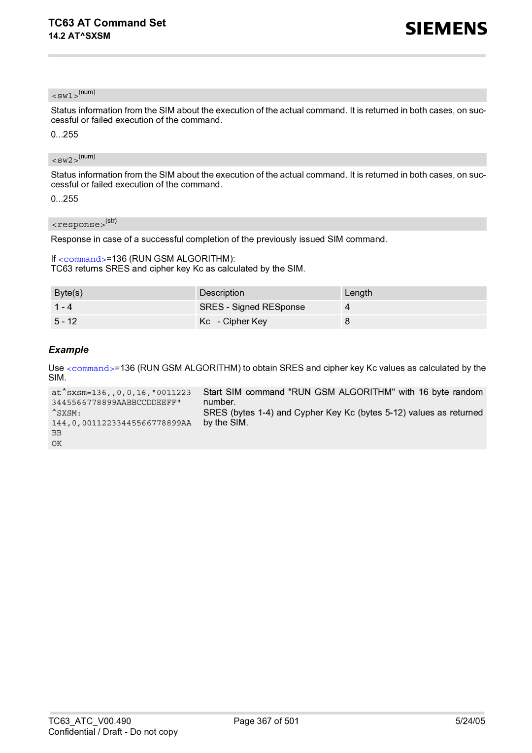 Siemens TC63 manual 3445566778899AABBCCDDEEFF, Sxsm 