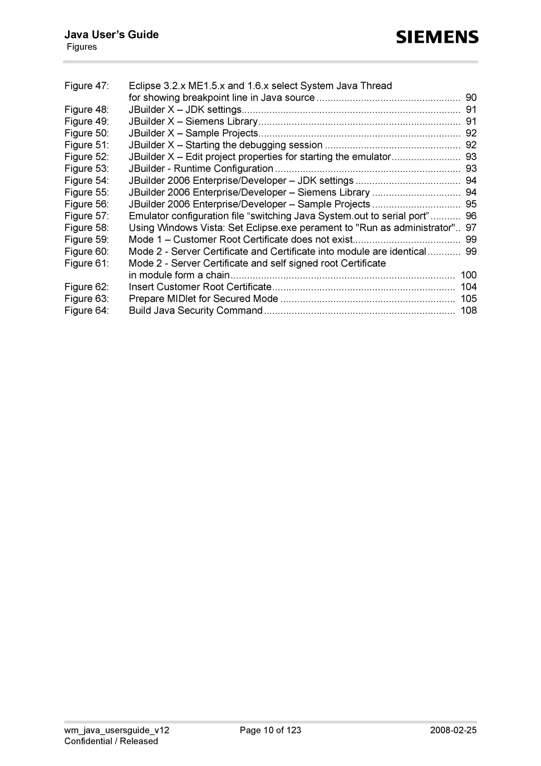 Siemens XT75, TC65, AC65, XT65 manual Java User’s Guide 