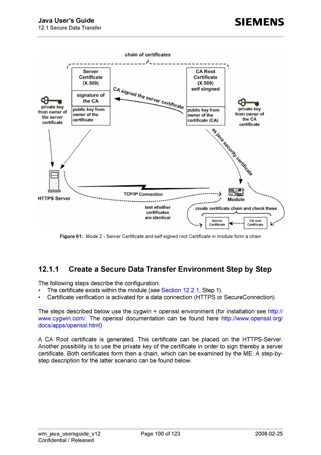 Siemens TC65, AC65, XT75, XT65 manual Create a Secure Data Transfer Environment Step by Step 