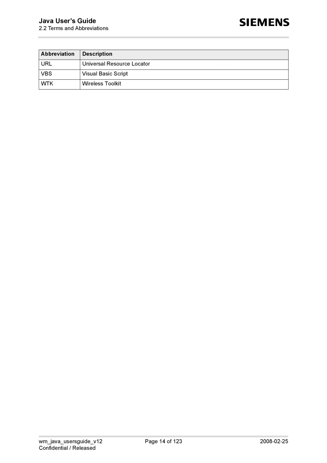 Siemens XT75, TC65, AC65, XT65 manual Url 