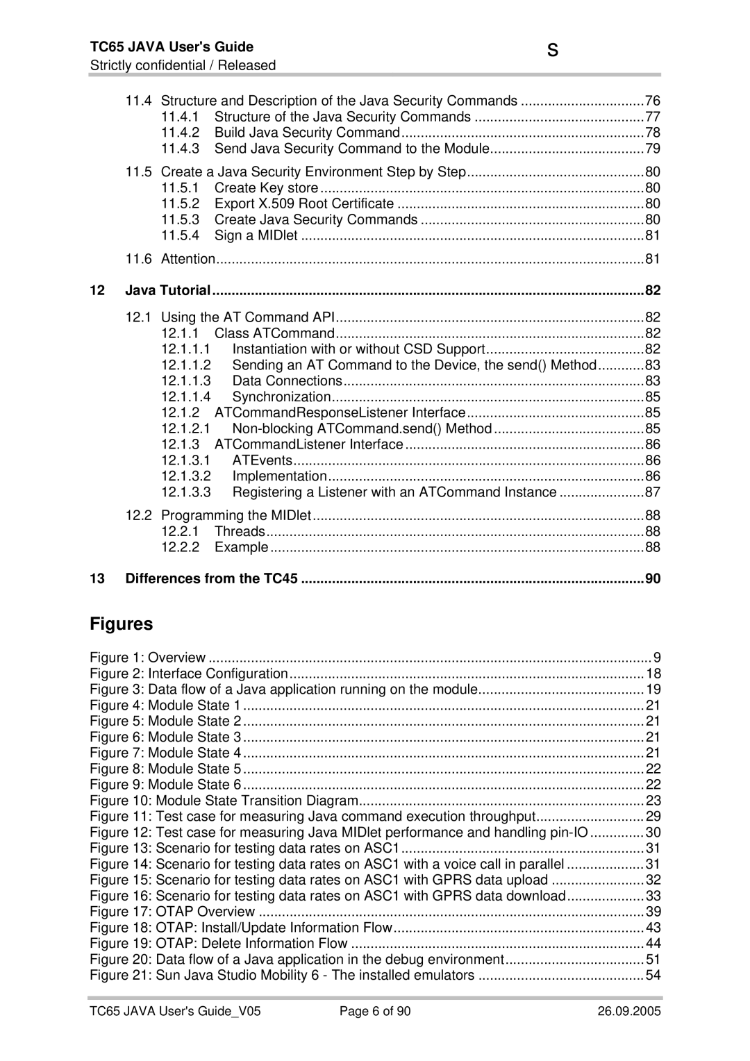 Siemens TC65 manual Java Tutorial, Differences from the TC45 