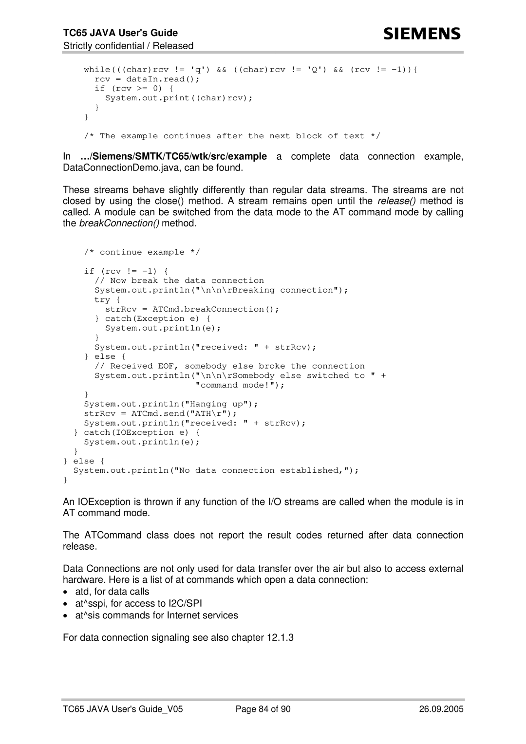 Siemens manual TC65 Java Users Guide 