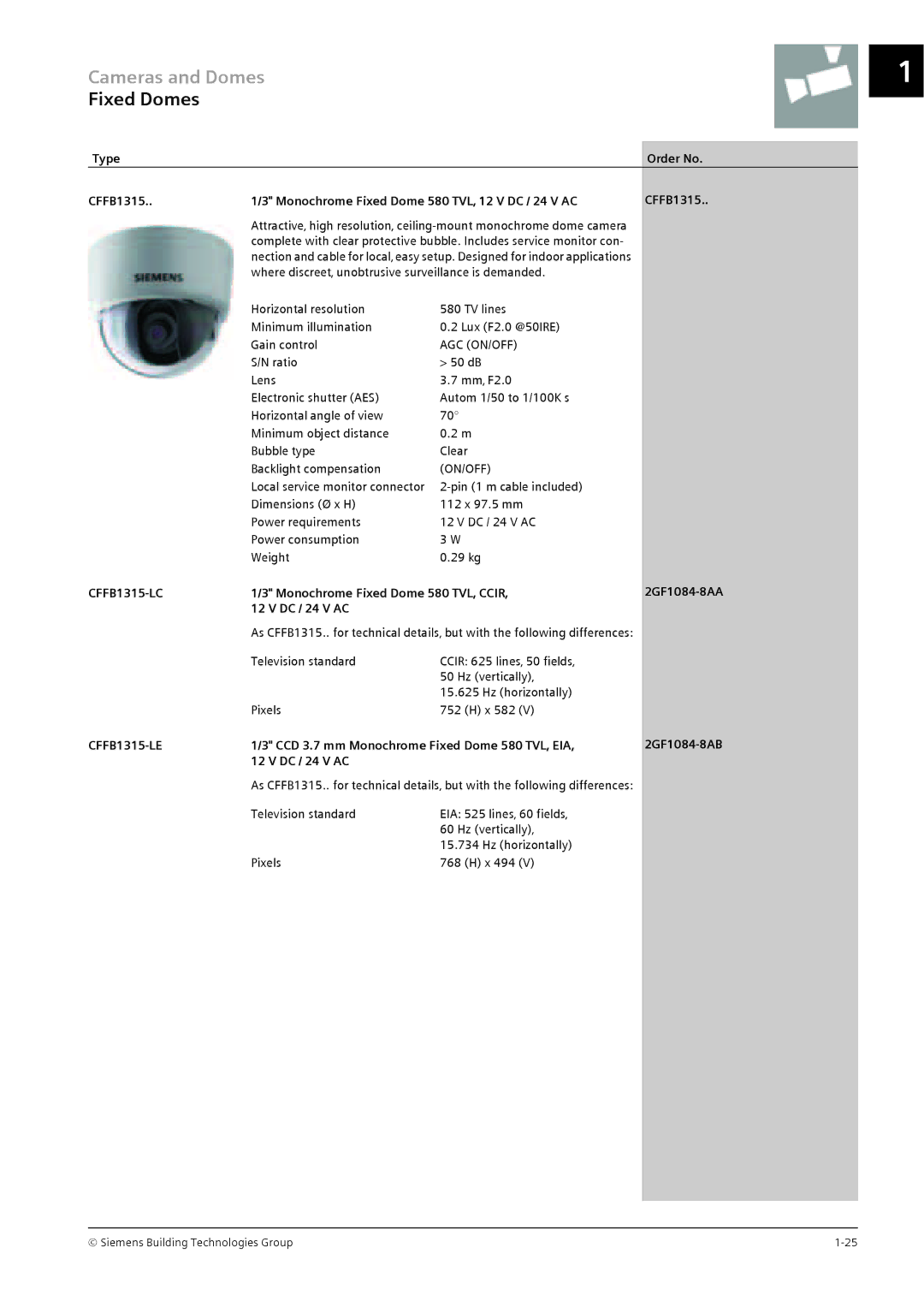 Siemens CRT, TFT manual CFFB1315-LC, CFFB1315-LE 