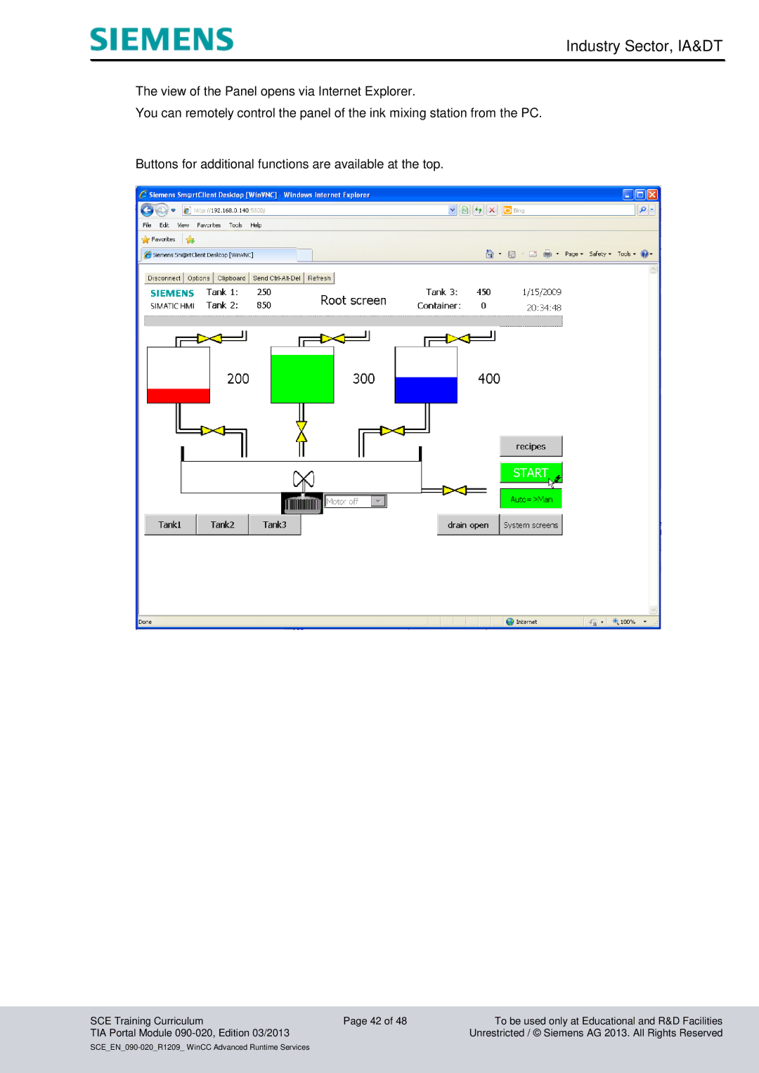 Siemens TIA Portal Module 090-020 manual Industry Sector, IA&DT 