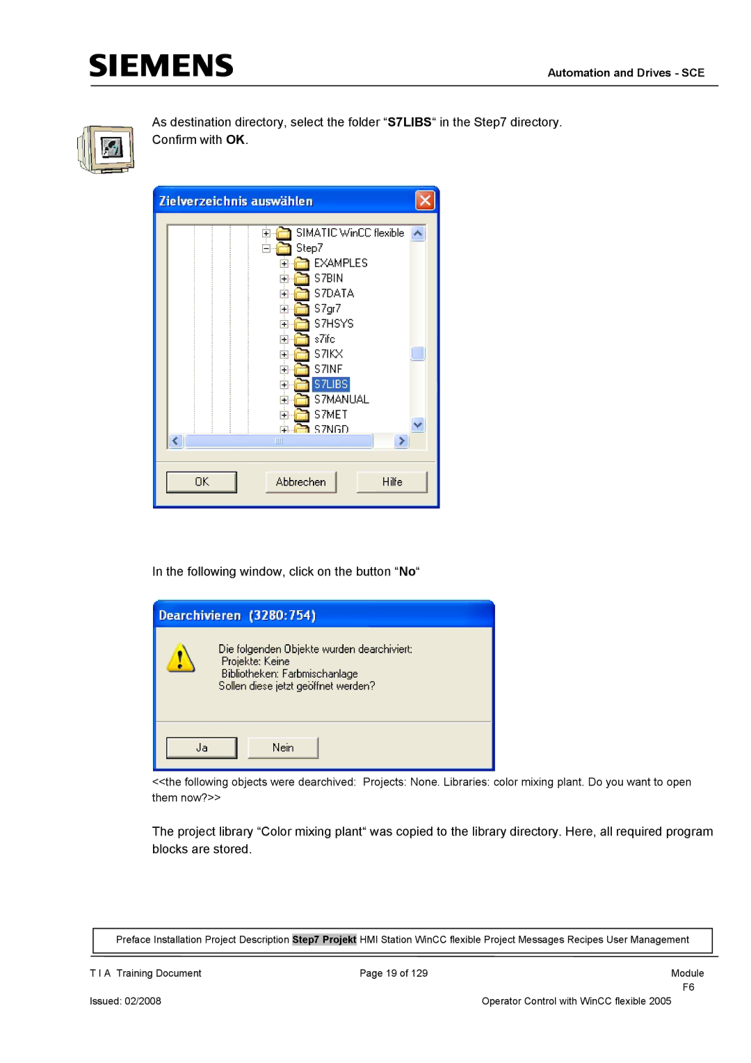 Siemens TP177B manual Automation and Drives SCE 