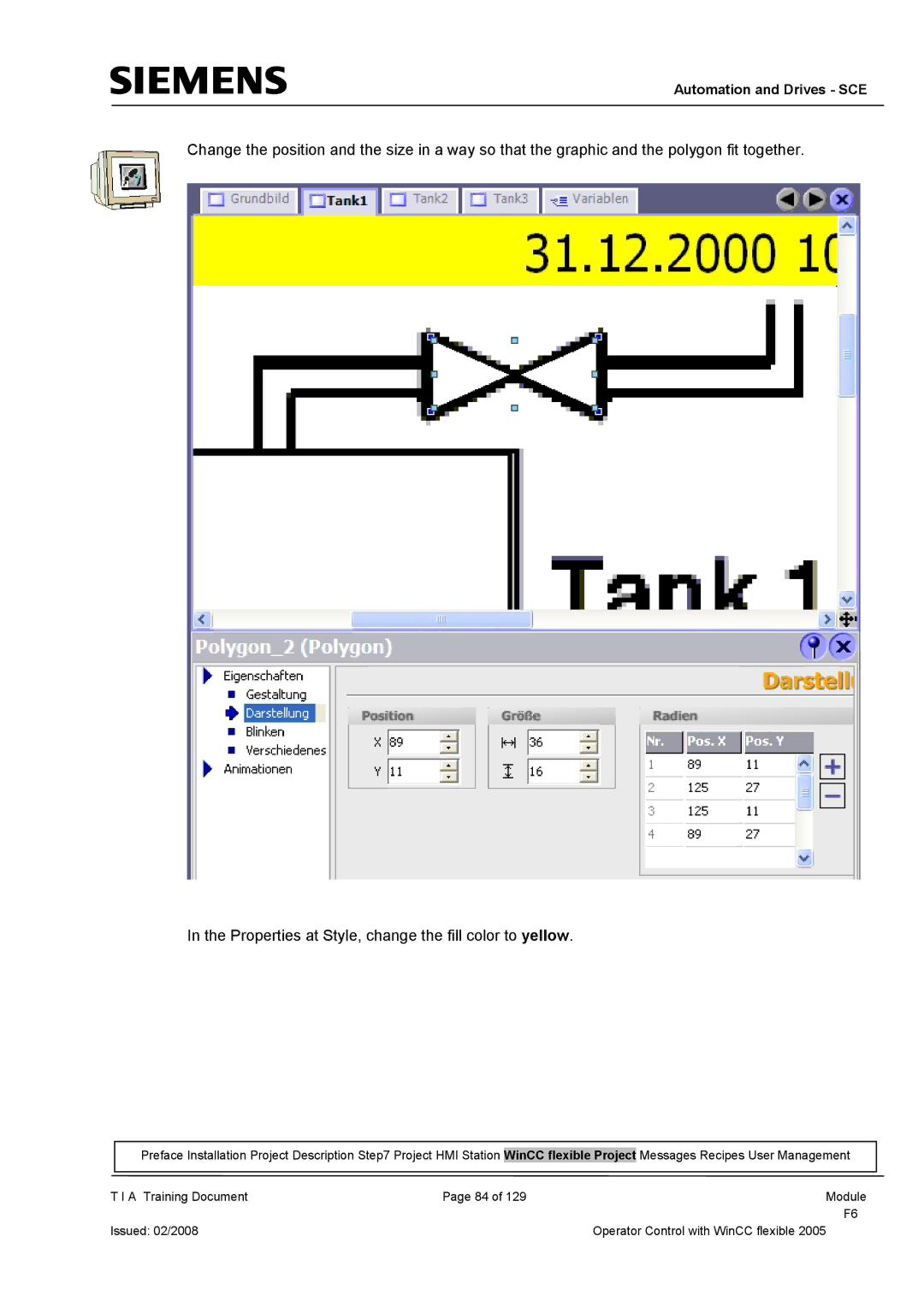 Siemens TP177B manual Automation and Drives SCE 