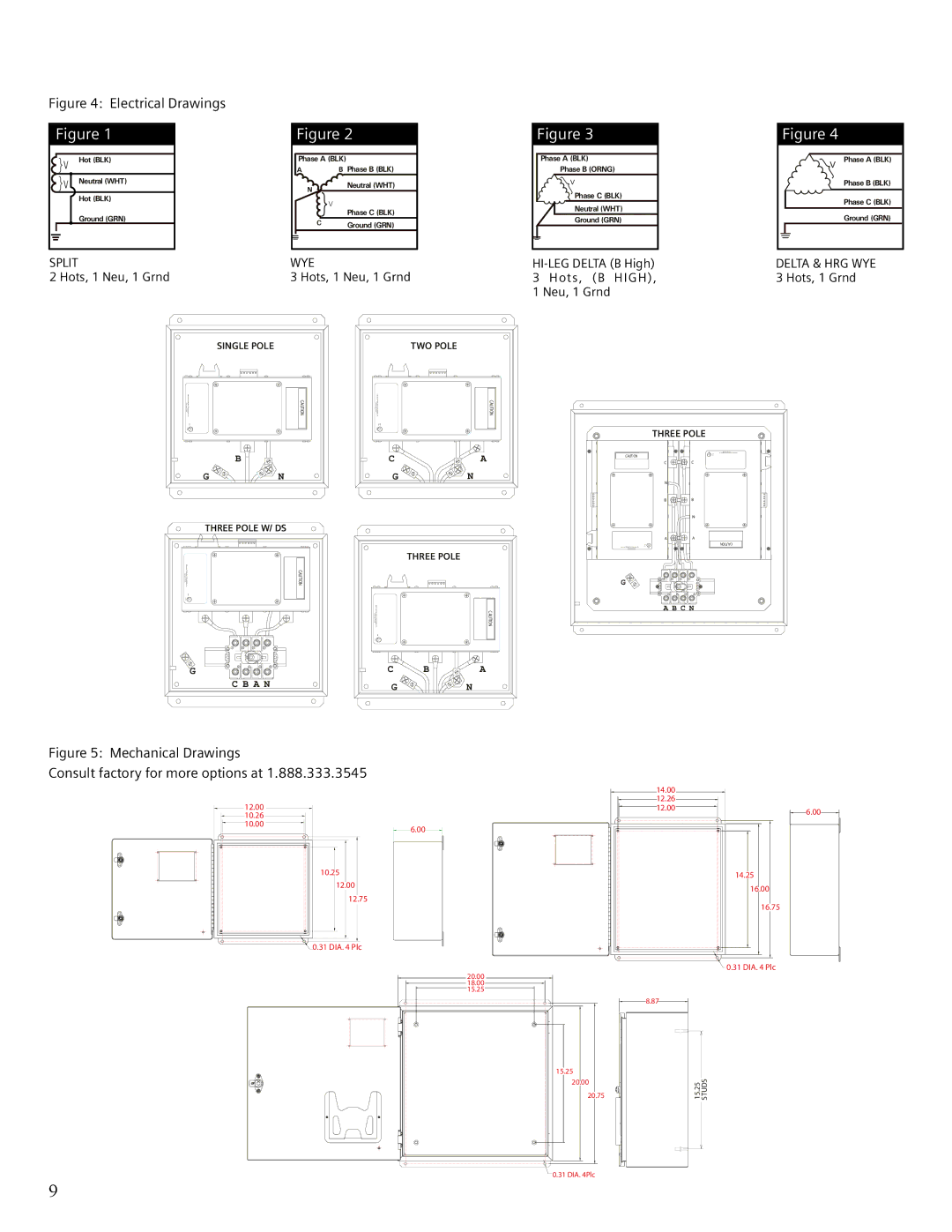 Siemens TPS3 15, TPS3 12 user manual Electrical Drawings 