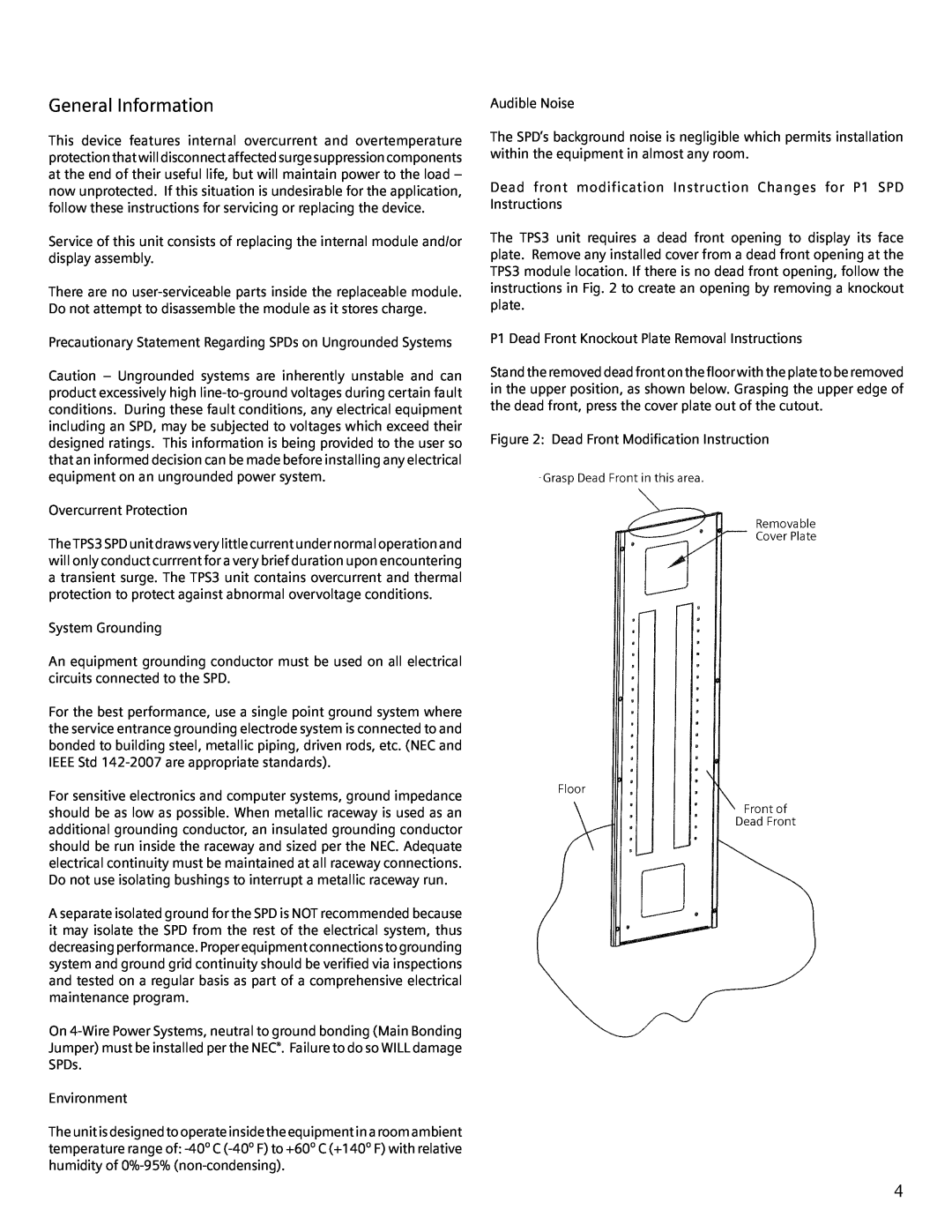 Siemens TPS3 user manual General Information 