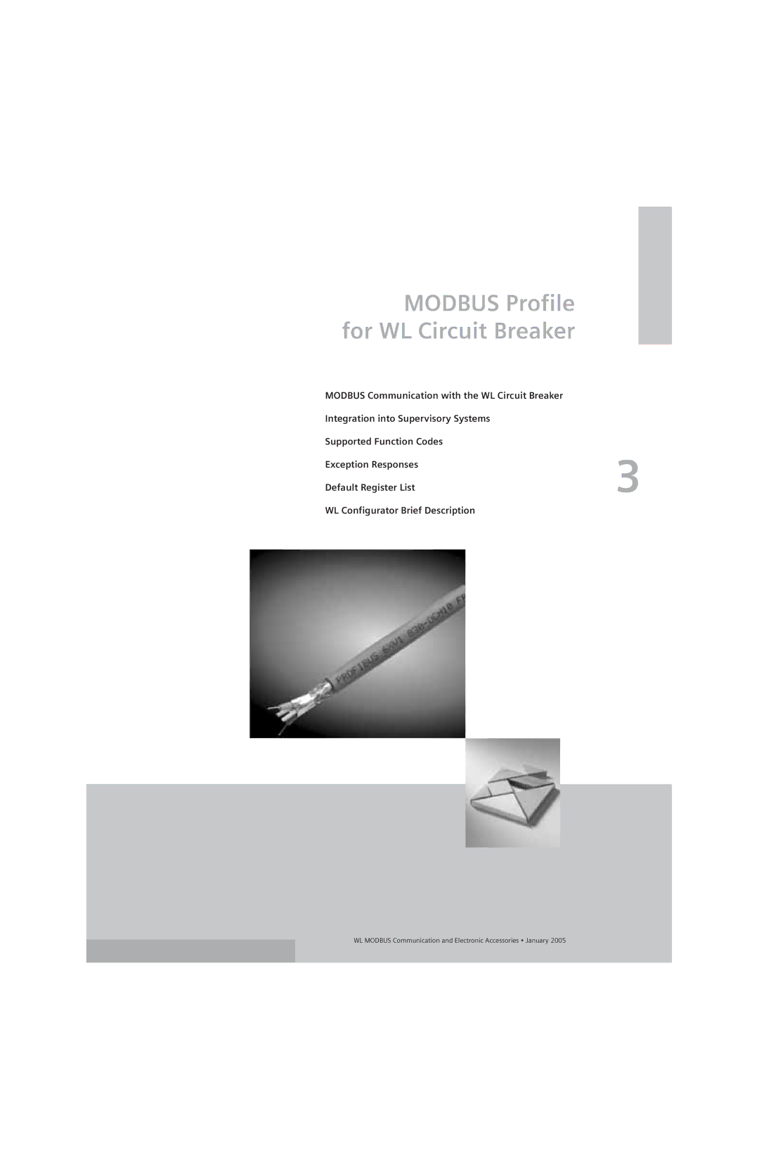 Siemens UL 489, UL1066 specifications Modbus Profile for WL Circuit Breaker 