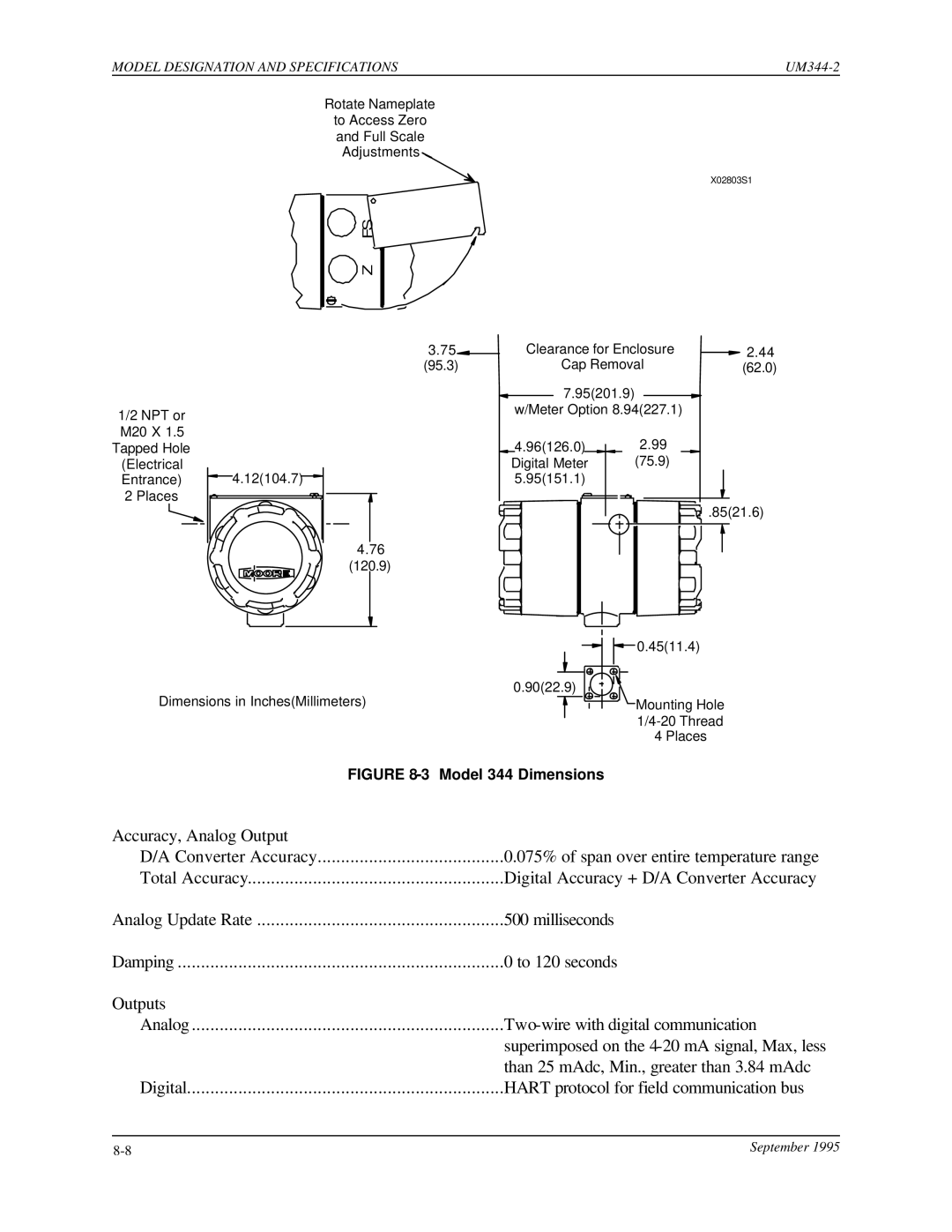 Siemens UM344-2 user manual Digital Accuracy + D/A Converter Accuracy 