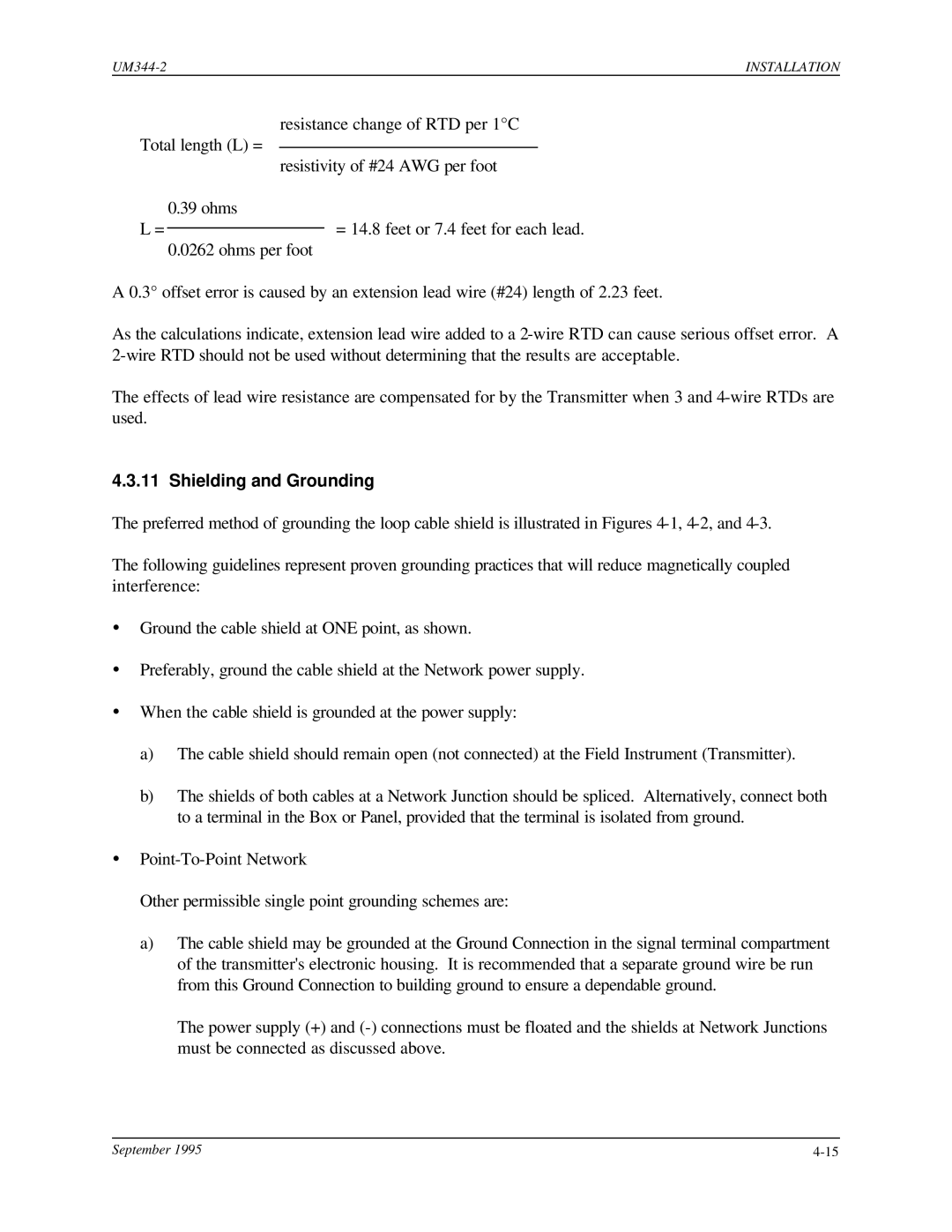 Siemens UM344-2 user manual Shielding and Grounding 