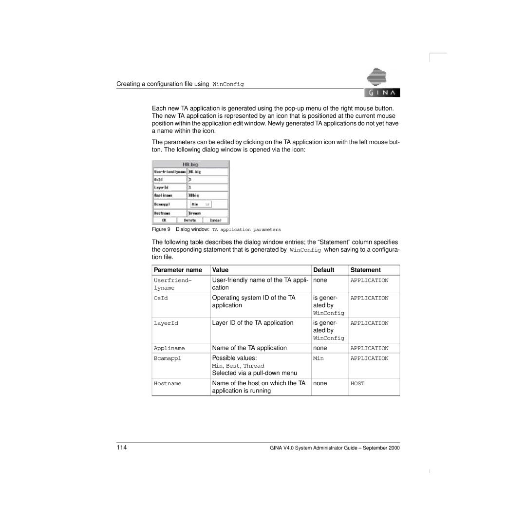 Siemens V 4.0 manual User-friendly name of the TA appli None 