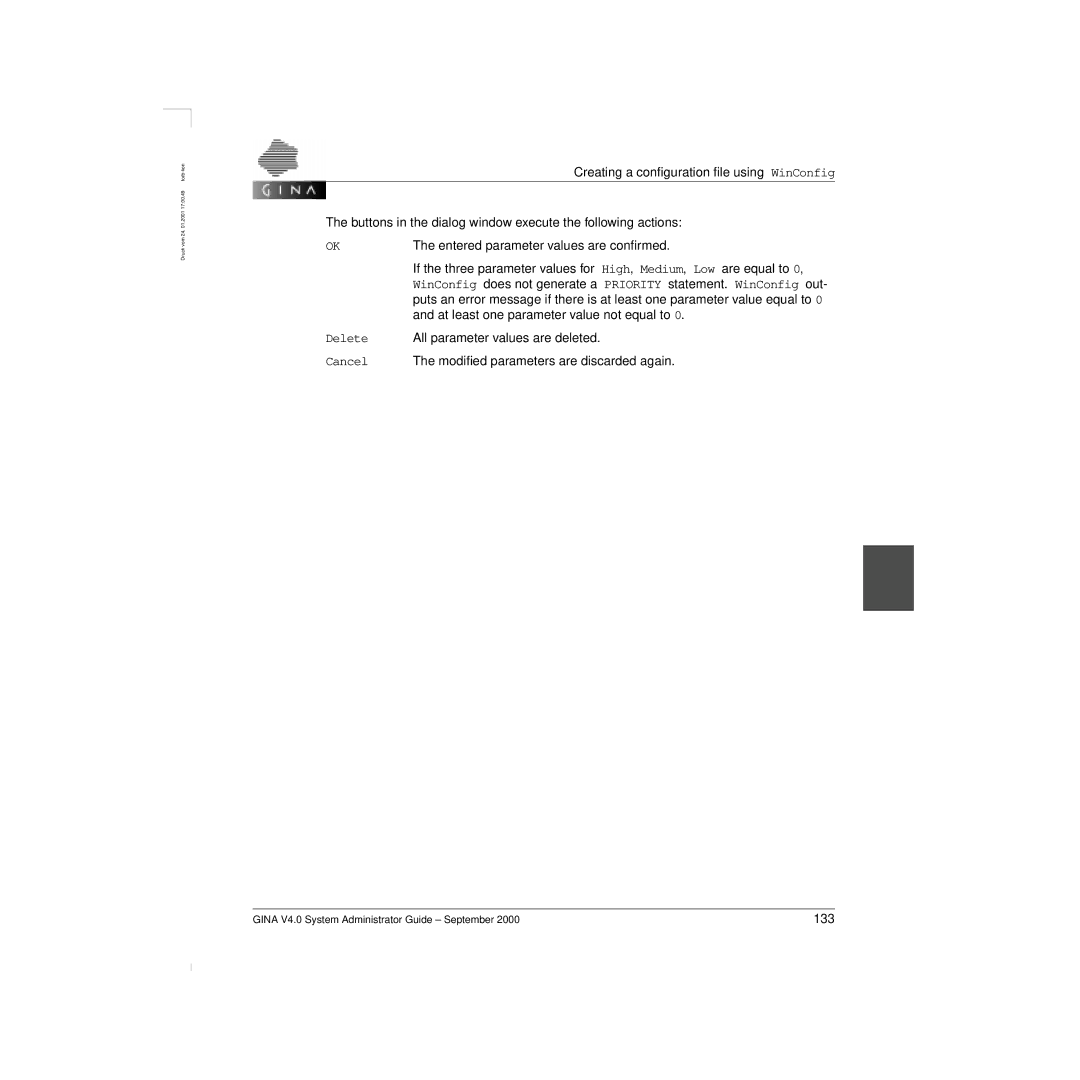 Siemens V 4.0 manual At least one parameter value not equal to 