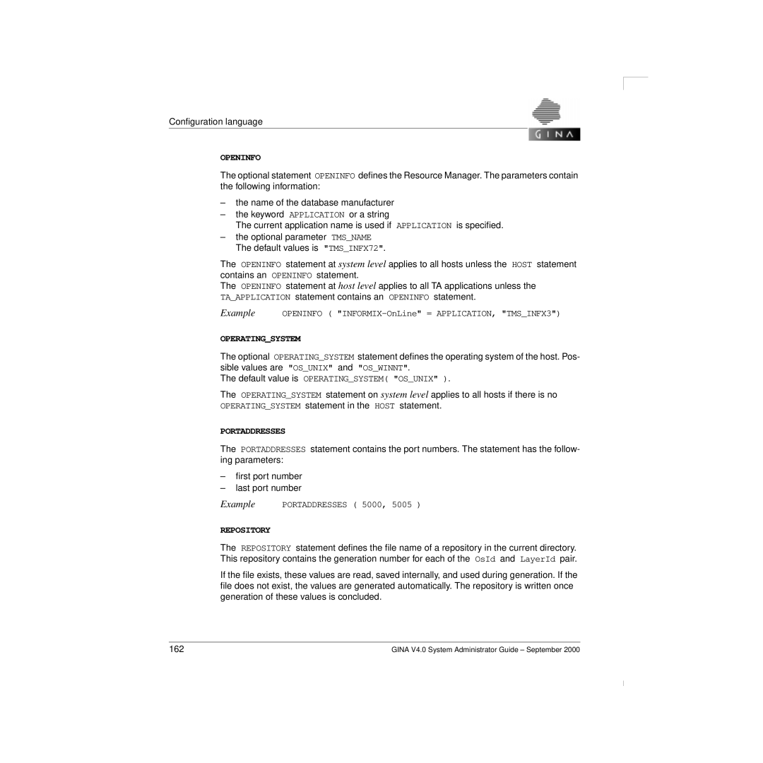 Siemens V 4.0 manual Openinfo, Operatingsystem 