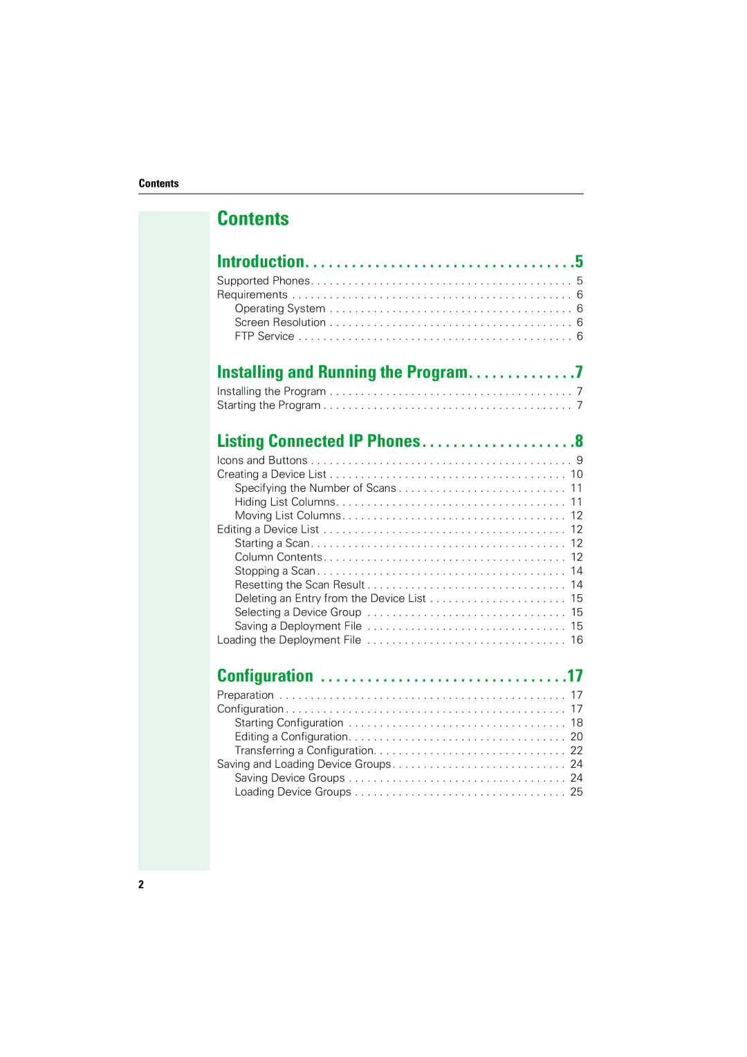 Siemens V1.2.33 manual Contents 